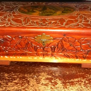 Vintage Jewelry Box with Vanity